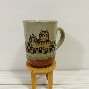 Cats Mug Heavy Stoneware